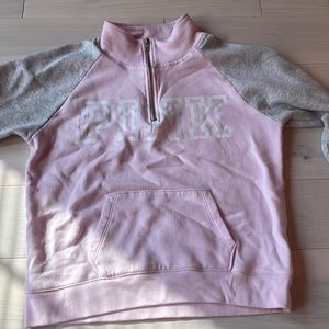 VS PINK Quarter Zip Sweatshirt